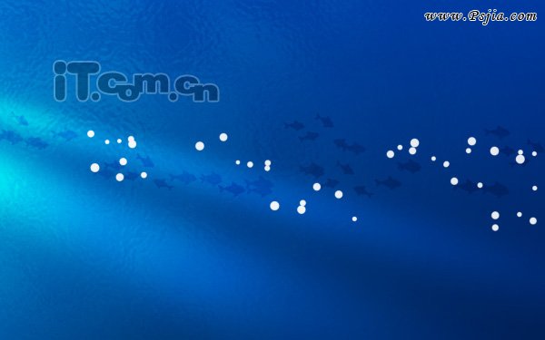 Photoshop绘画一幅简单的海底景色