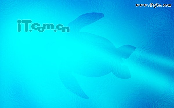 Photoshop绘画一幅简单的海底景色