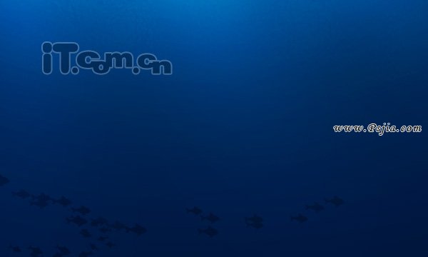 Photoshop绘画一幅简单的海底景色