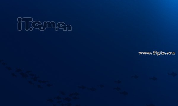 Photoshop绘画一幅简单的海底景色