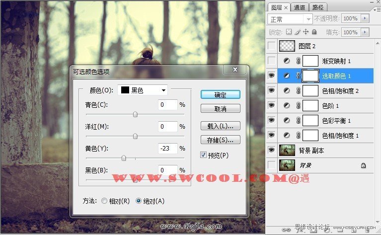 Photoshop调出外景照片欧美冷艳色调,PS教程,PS家园网