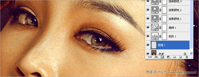 PS调出金色质感肤色的室内头像照片