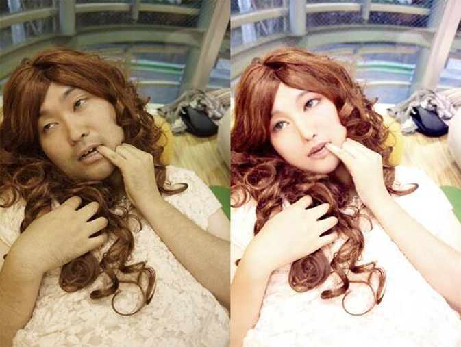 vs (25) 最强PS达人!改造丑女大翻身!