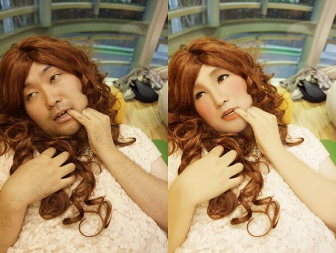 vs (20) 最强PS达人!改造丑女大翻身!