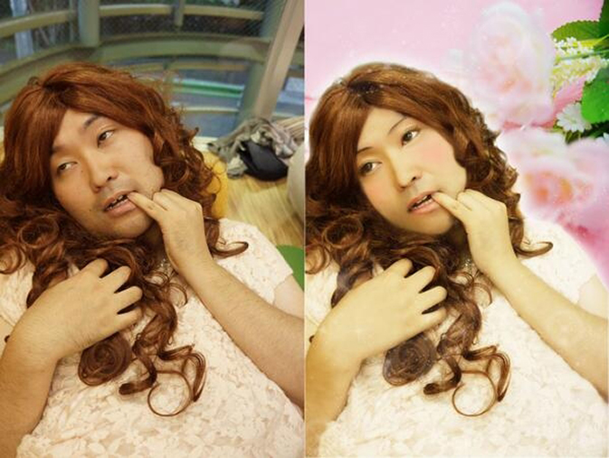 vs (21) 最强PS达人!改造丑女大翻身!