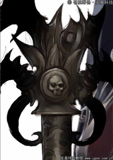 友基数位板奇幻插画教程《血之刻痕》