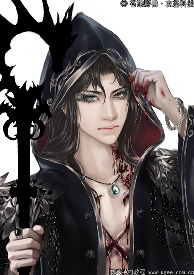 友基数位板奇幻插画教程《血之刻痕》