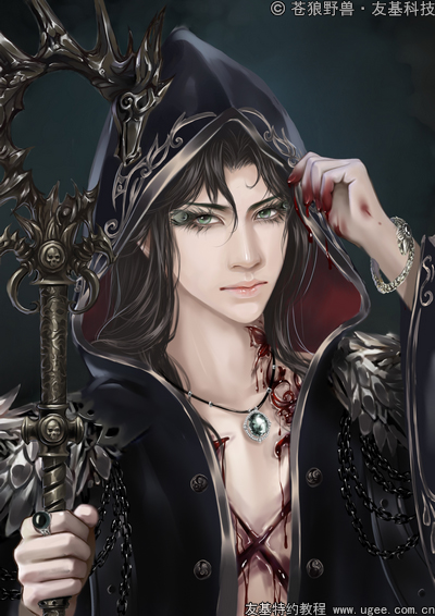 友基数位板奇幻插画教程《血之刻痕》