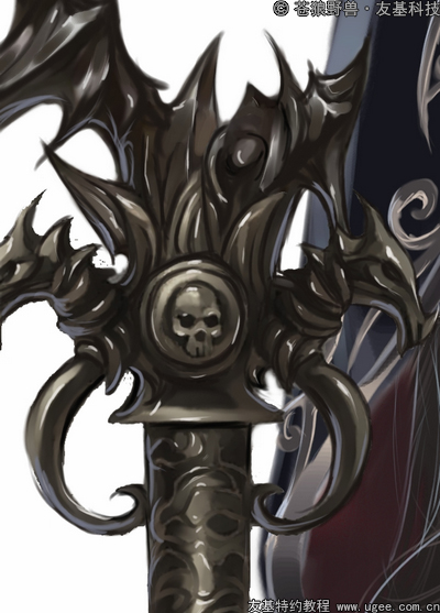 友基数位板奇幻插画教程《血之刻痕》