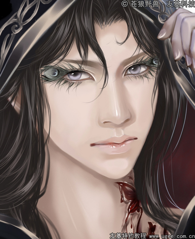 友基数位板奇幻插画教程《血之刻痕》