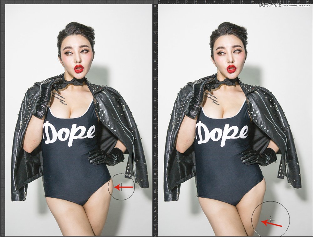 Photoshop通过液化工具打造完美的人像效果,PS教程,PS家园网