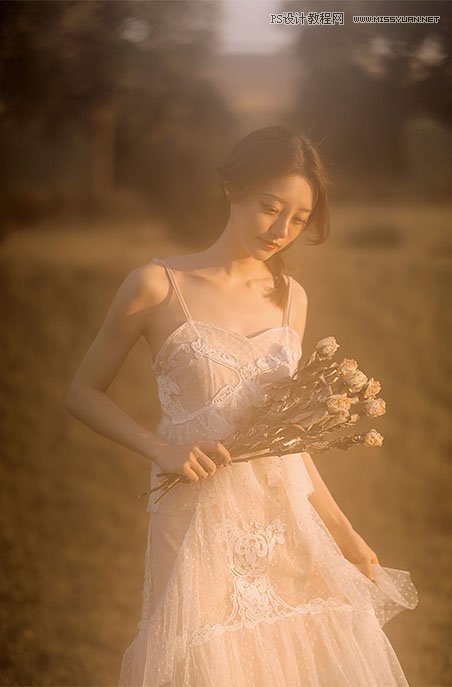 复古效果：用PS调出复古风格的仙女人像,PS教程,PS家园网