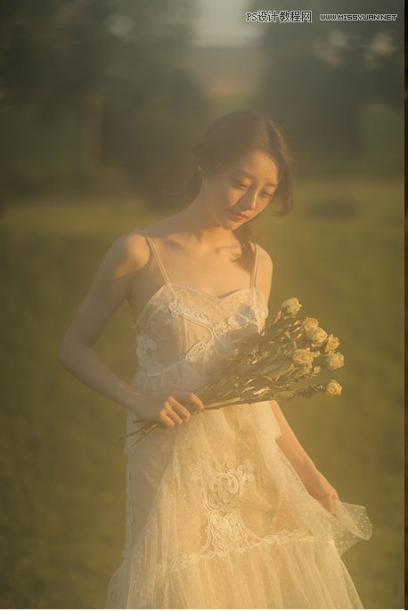复古效果：用PS调出复古风格的仙女人像,PS教程,PS家园网