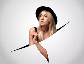 用PS合成立体特效的穿插照片效果