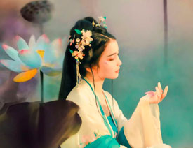 用photoshop调出古风人像效果