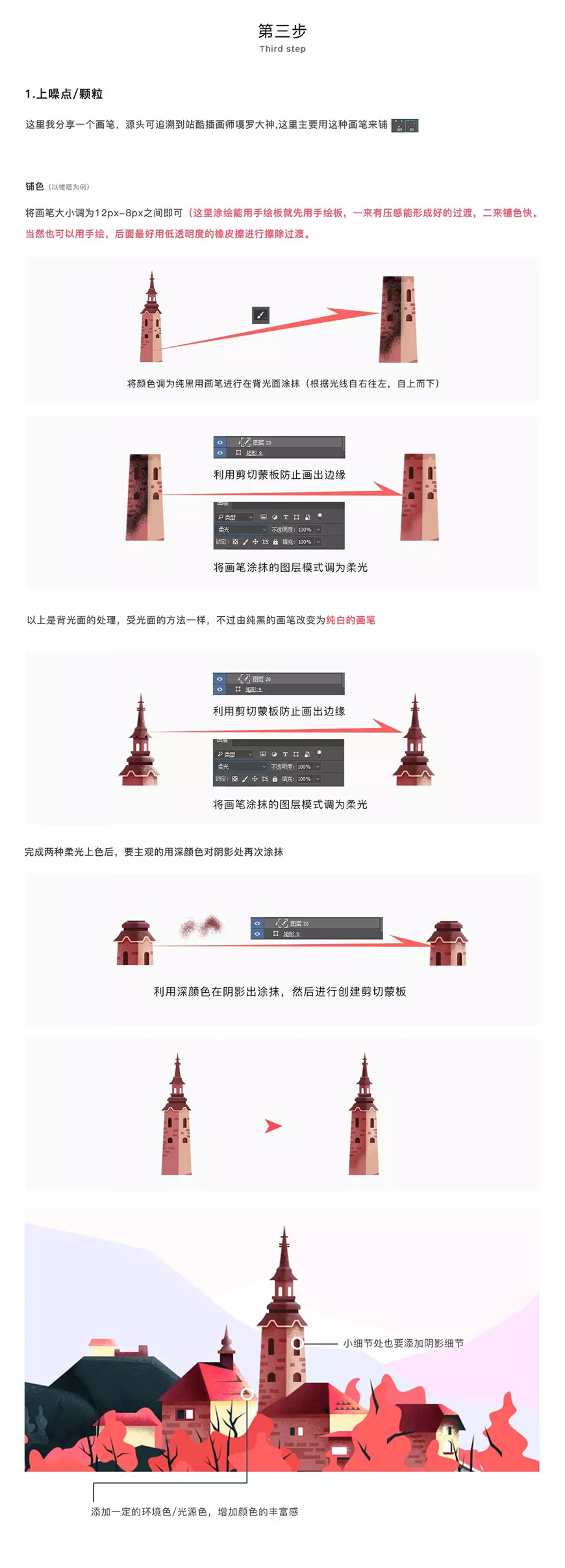 噪点插画：用PS设计时尚的磨砂插画,PS教程,PS家园网