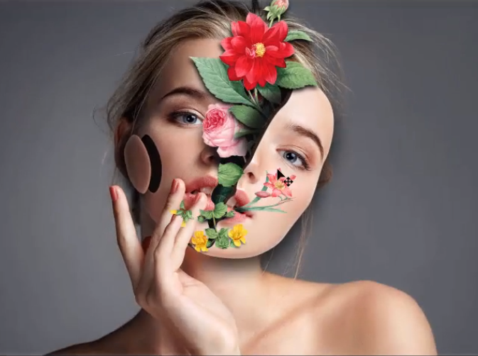 创意人像：用PS添加创意的花朵人物头像,PS教程,PS家园网