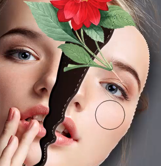 创意人像：用PS添加创意的花朵人物头像,PS教程,PS家园网