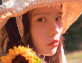 PS调出清纯少女人像复古暖色调效果