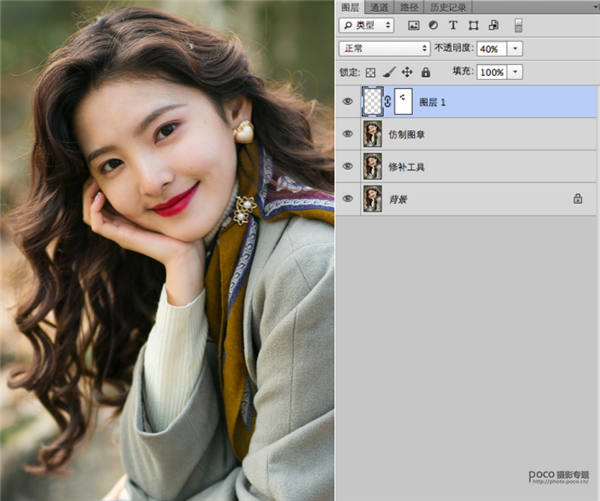 Photoshop如何保留自然皮肤的给人像磨皮,PS教程,PS家园网
