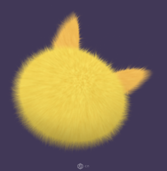 Photoshop绘制毛茸茸的猫咪效果图,PS教程,PS家园网
