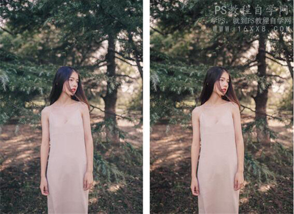 Photoshop调出森林美女照片朦胧艺术效果,PS教程,PS家园网