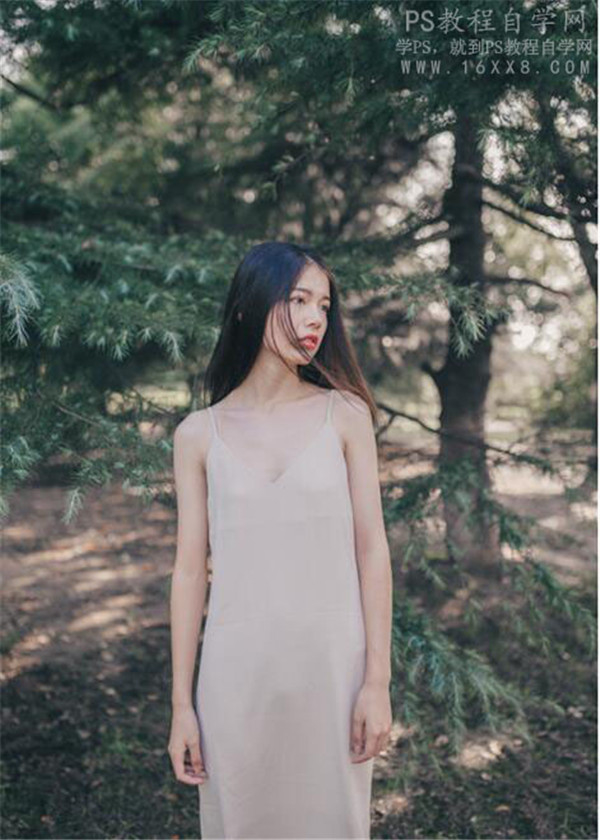 Photoshop调出森林美女照片朦胧艺术效果,PS教程,PS家园网
