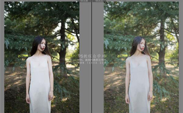Photoshop调出森林美女照片朦胧艺术效果,PS教程,PS家园网