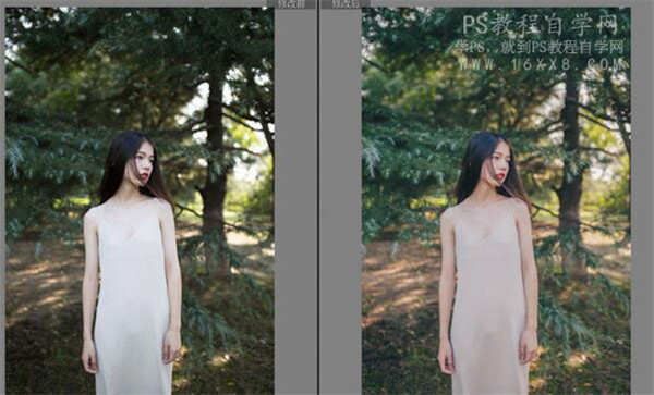 Photoshop调出森林美女照片朦胧艺术效果,PS教程,PS家园网