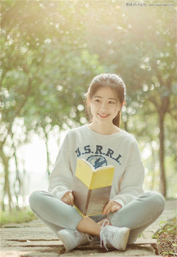 Photoshop外景人像唯美逆光艺术效果,PS教程,PS家园网