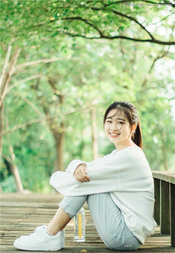 Photoshop外景人像唯美逆光艺术效果,PS教程,PS家园网