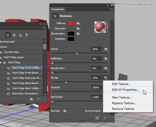 Photoshop制作红色大气的立体字教程,PS教程,PS家园网