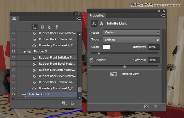 Photoshop制作红色大气的立体字教程,PS教程,PS家园网