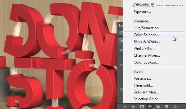 Photoshop制作红色大气的立体字教程,PS教程,PS家园网