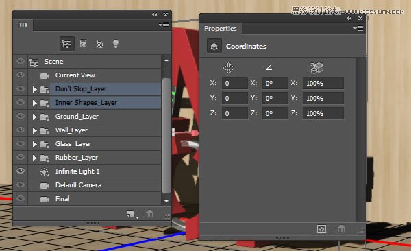Photoshop制作红色大气的立体字教程,PS教程,PS家园网