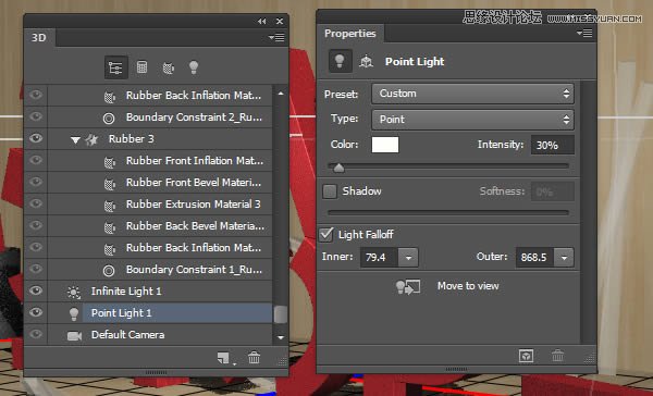 Photoshop制作红色大气的立体字教程,PS教程,PS家园网
