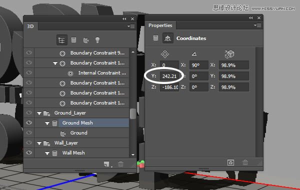 Photoshop制作红色大气的立体字教程,PS教程,PS家园网