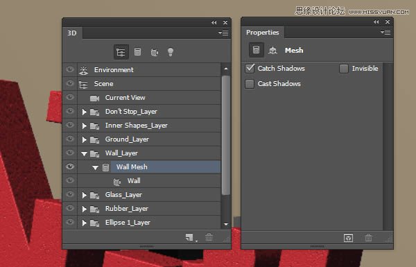 Photoshop制作红色大气的立体字教程,PS教程,PS家园网
