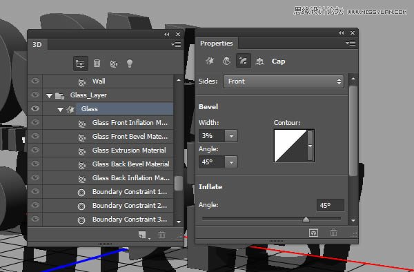 Photoshop制作红色大气的立体字教程,PS教程,PS家园网