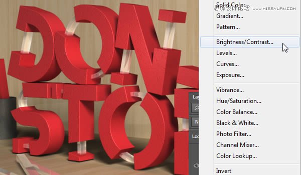 Photoshop制作红色大气的立体字教程,PS教程,PS家园网