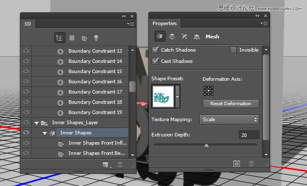 Photoshop制作红色大气的立体字教程,PS教程,PS家园网