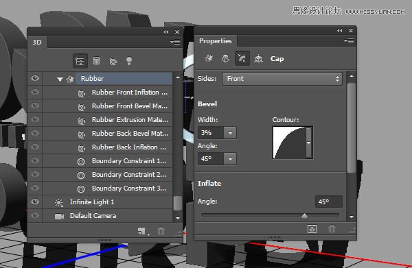 Photoshop制作红色大气的立体字教程,PS教程,PS家园网