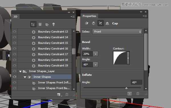 Photoshop制作红色大气的立体字教程,PS教程,PS家园网