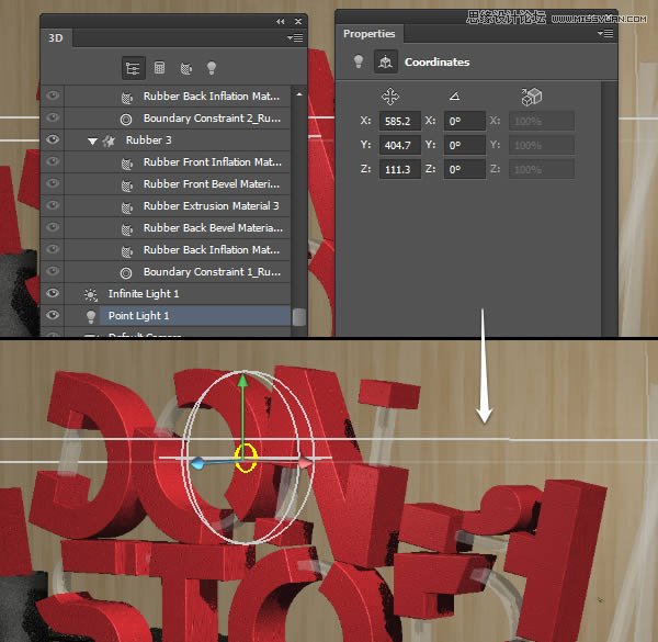 Photoshop制作红色大气的立体字教程,PS教程,PS家园网