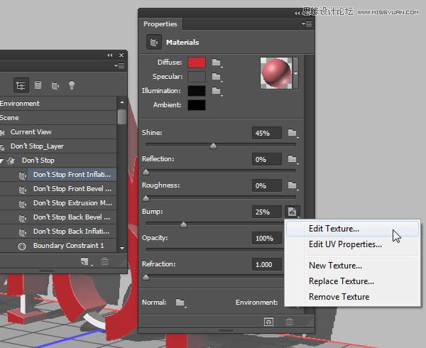 Photoshop制作红色大气的立体字教程,PS教程,PS家园网