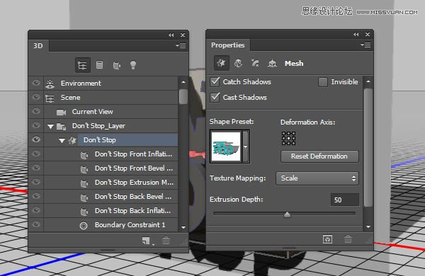 Photoshop制作红色大气的立体字教程,PS教程,PS家园网