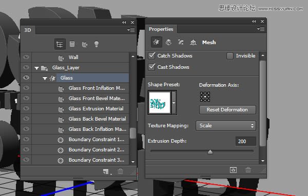 Photoshop制作红色大气的立体字教程,PS教程,PS家园网