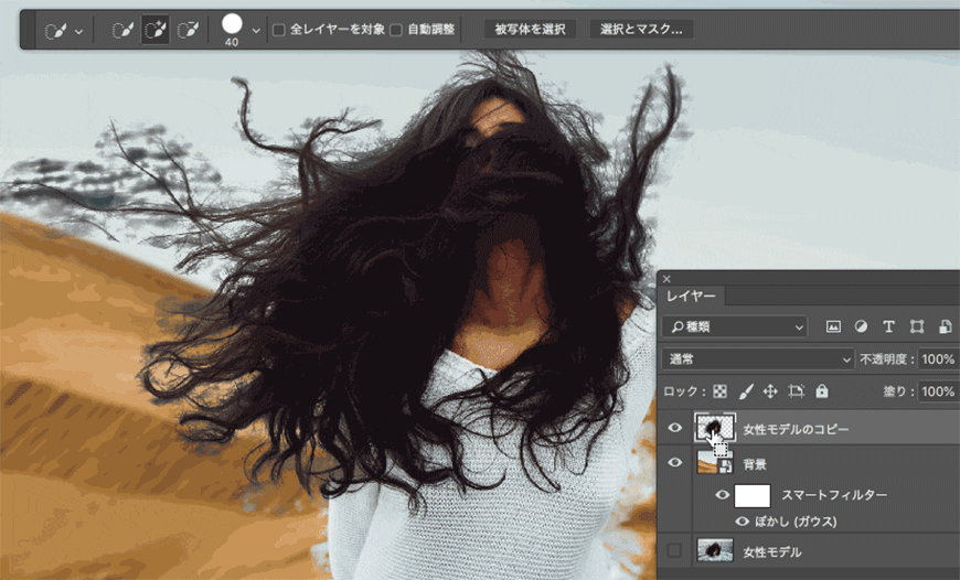 Photoshop如何快速的抠出复杂背景的人像,PS教程,PS家园网
