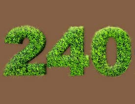 PS制作绿色草地主题艺术字教程