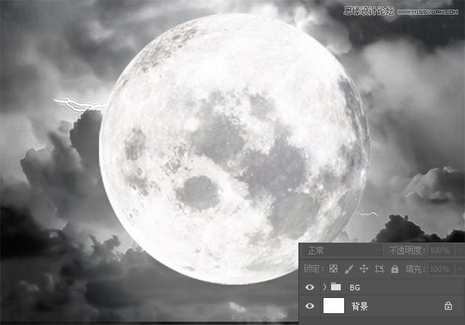 Photoshop合成月色下在屋顶上决战的武士,PS教程,PS家园网